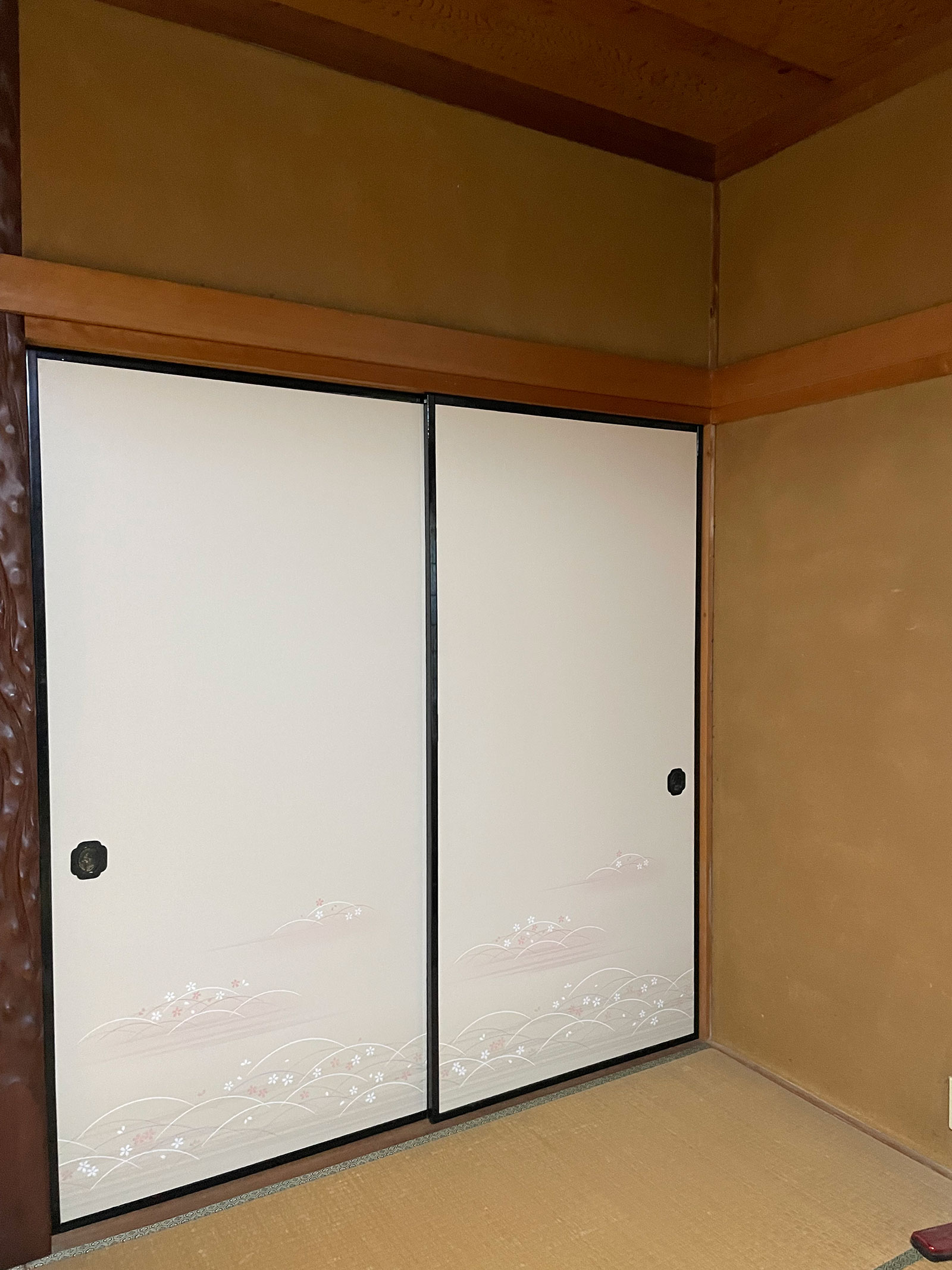 安城市　K様邸　すぐに来宅して頂き、正しい見積りを出してもらい、誠実に対応してもらったのでその場で決定しました|安城市の襖・障子・網戸・畳の張替え　手張り表具職人の店 和紙屋（かずしや）安城北店