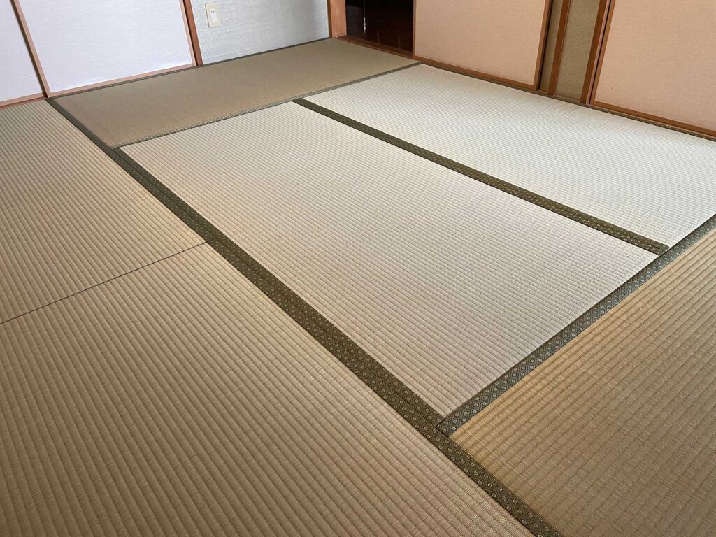 安城市　S様邸　麻綿の畳に表替え|安城市の襖・障子・網戸・畳の張替え　手張り表具職人の店 和紙屋（かずしや）安城北店