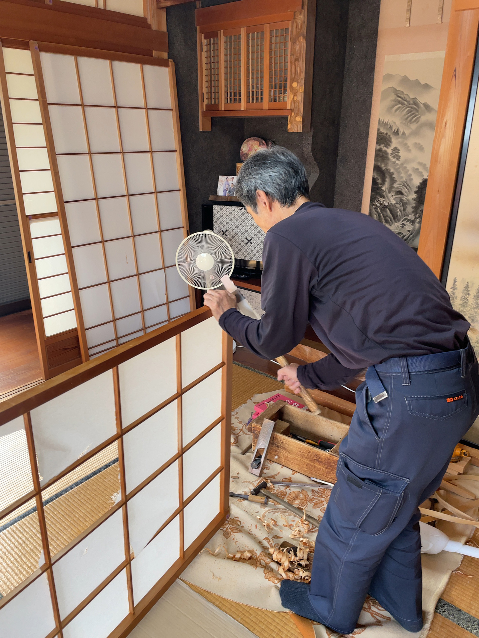 安城市の襖・障子・網戸・畳の張替え 手張り表具職人の店 和紙屋(かずしや)安城北店