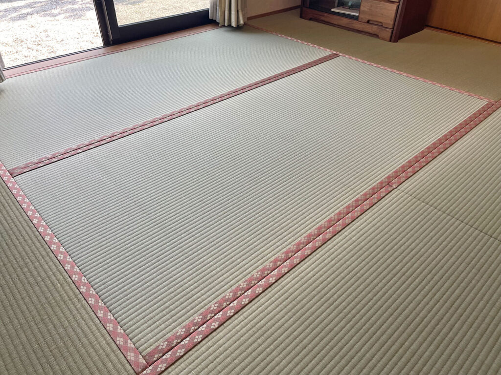 安城市　M.S.様邸　京間サイズ（通常より大きめ）の畳の表替え|安城市の襖・障子・網戸・畳の張替え　手張り表具職人の店 和紙屋（かずしや）安城北店