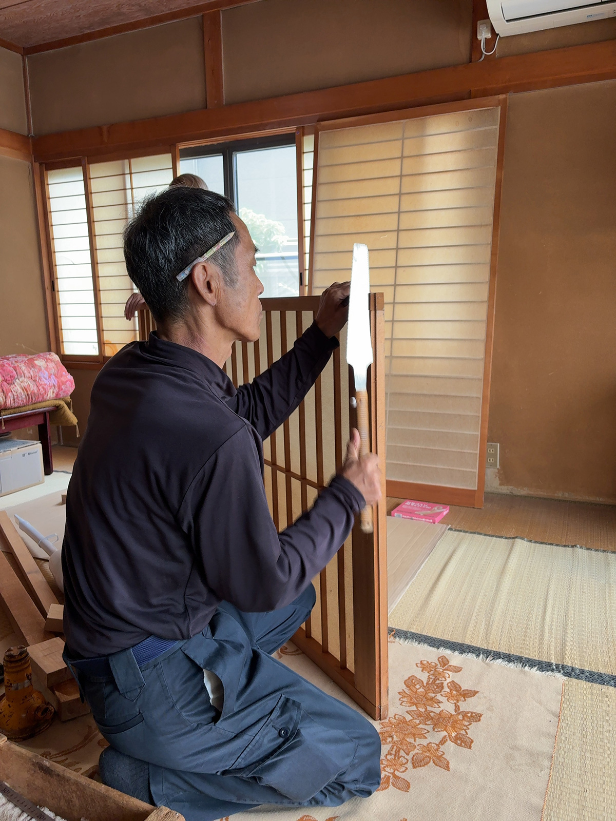 安城市　K.K.様邸　障子の張替えと建具の調整|安城市の襖・障子・網戸・畳の張替え　手張り表具職人の店 和紙屋（かずしや）安城北店