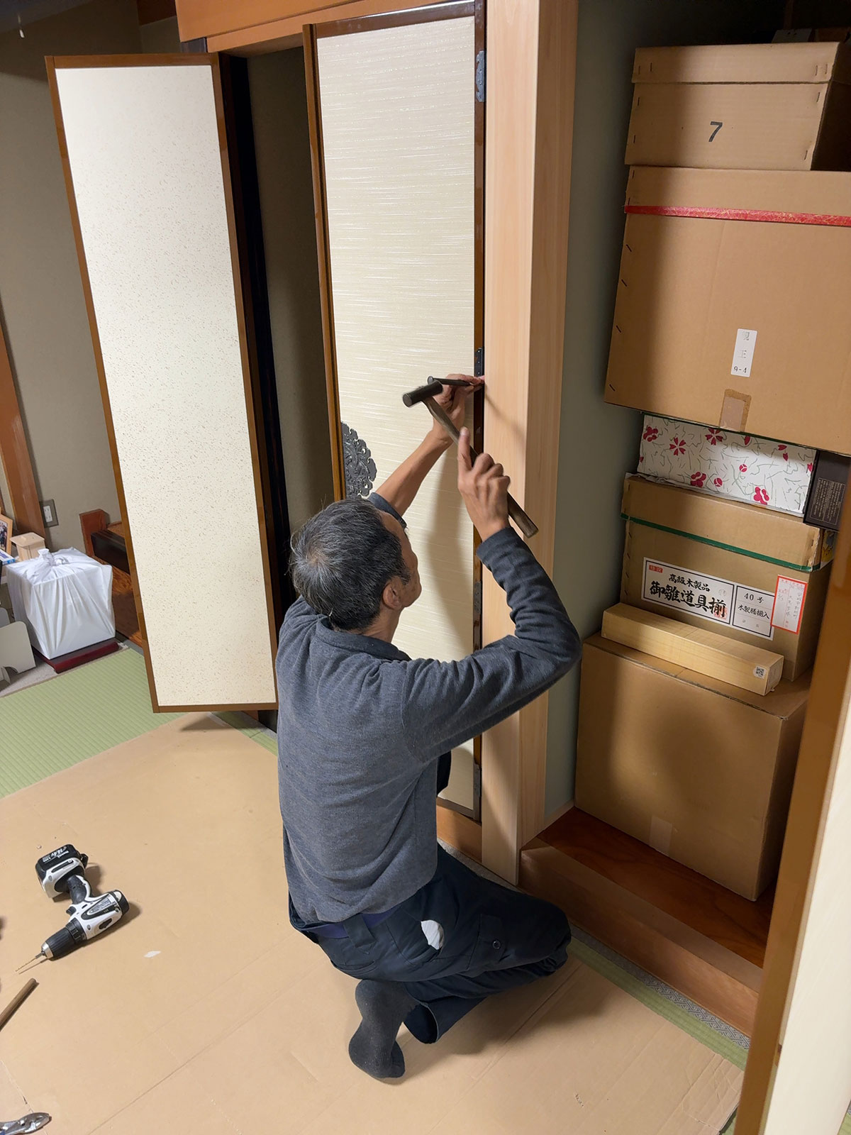 安城市の襖・障子・網戸・畳の張替え　手張り表具職人の店 和紙屋（かずしや）安城北店