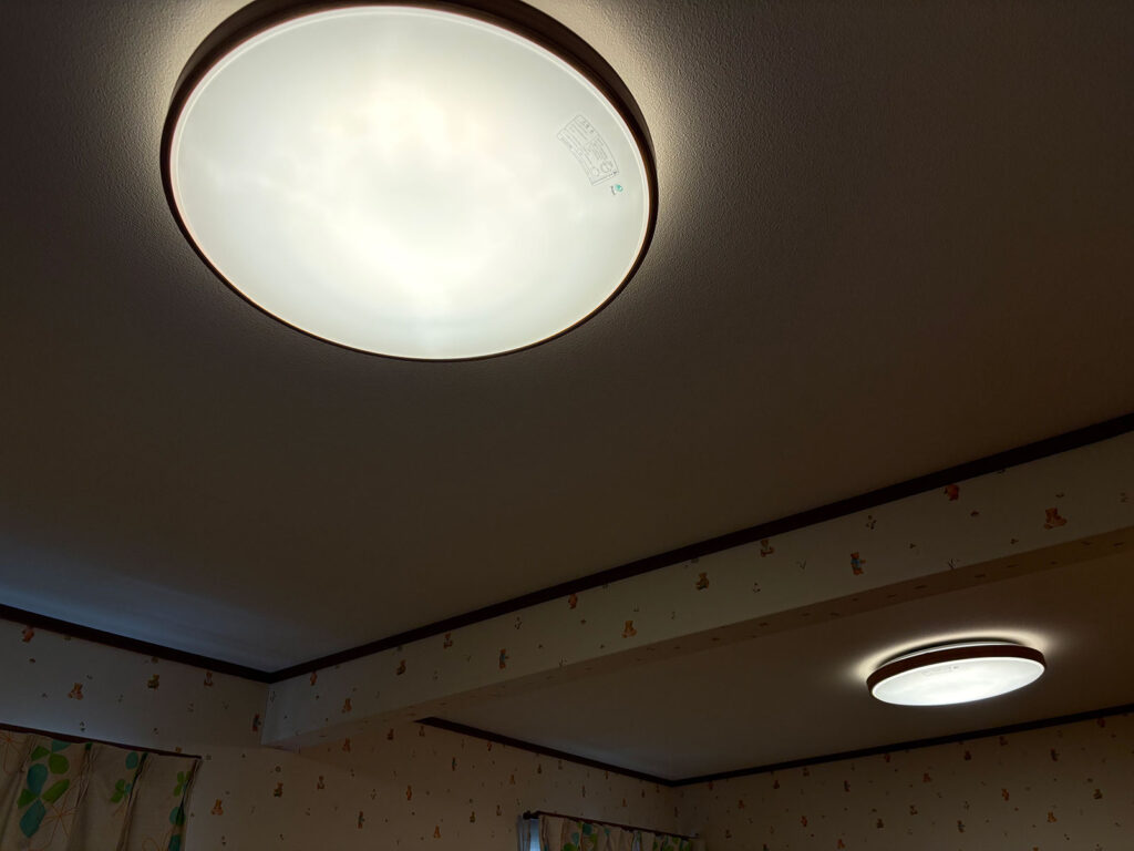 安城市　A様邸　照明器具の交換設置|安城市の襖・障子・網戸・畳の張替え　手張り表具職人の店 和紙屋（かずしや）安城北店