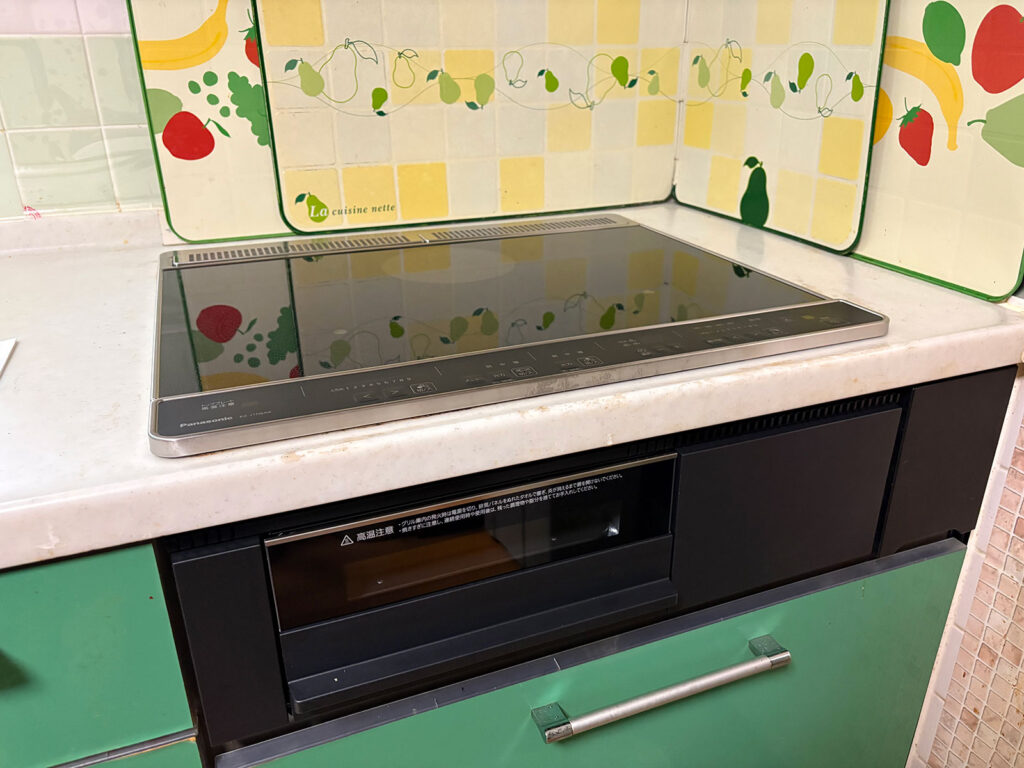 安城市　A様邸　IHの交換設置|安城市の襖・障子・網戸・畳の張替え　手張り表具職人の店 和紙屋（かずしや）安城北店