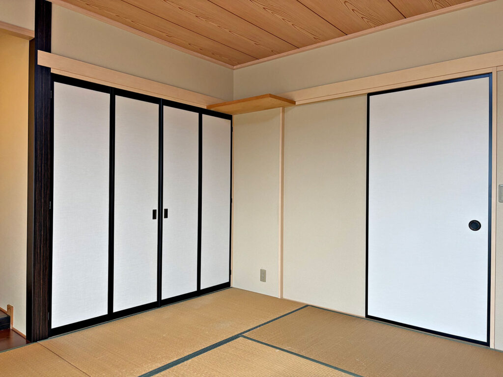 西尾市　Y様邸　障子と襖の張替え　畳の新調|安城市の襖・障子・網戸・畳の張替え　手張り表具職人の店 和紙屋（かずしや）安城北店