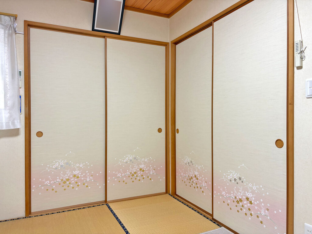 安城市　K.N.様邸　お店の方の写真を見て、信頼できそうでしたので決めました。|安城市の襖・障子・網戸・畳の張替え　手張り表具職人の店 和紙屋（かずしや）安城北店